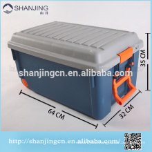 85Lplastic storage box bin with locking lid/ Turnover box